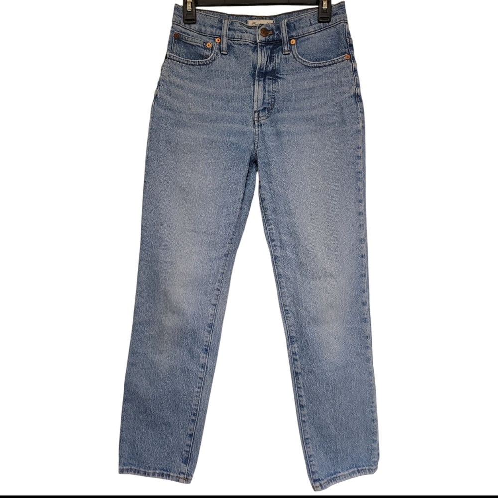Madewell Perfect Vintage Jeans Womens Size 26 Med Wash 27W & 27 Inseam Cotton